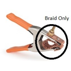 Braided Strip Contact Clamp - 11" Long x 1" Wide - MX3519